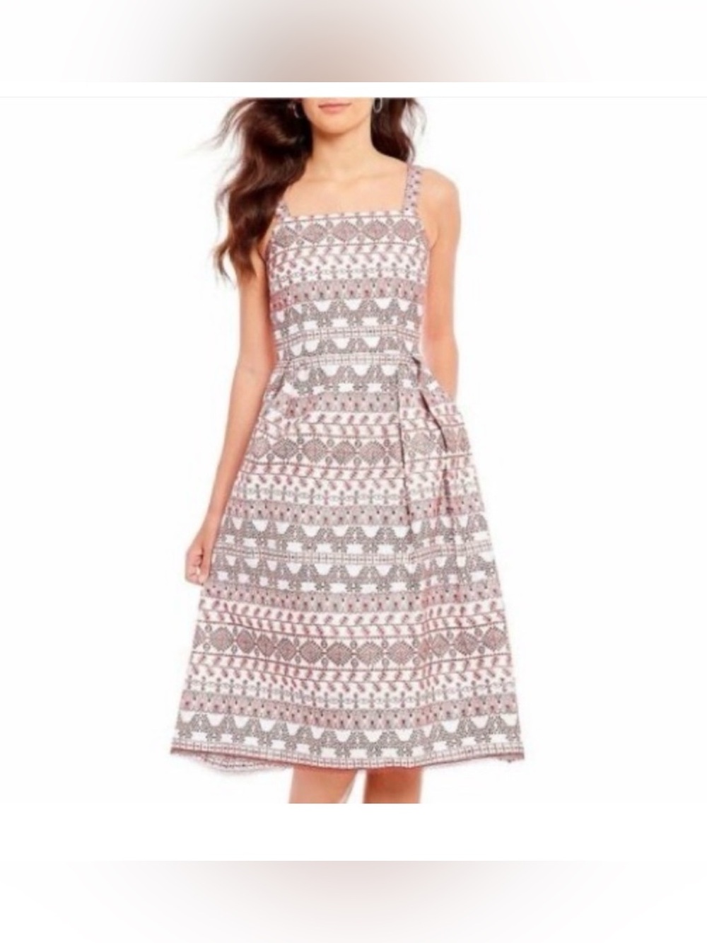 ANTONIO MELANI Sleeveless Midi Dress
